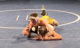 WHC wrestler, Wayne Joint, a former LHS Tiger, wins the state wrestling title for the second straight year at Saturday's state championships Saturday night at WHC Lemoore. 